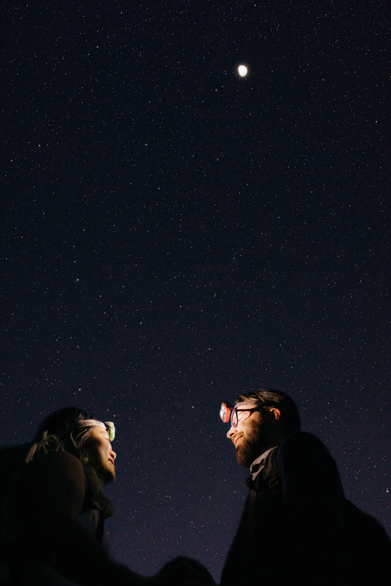 Sunset Sedona Elopement - Headlamp star photos