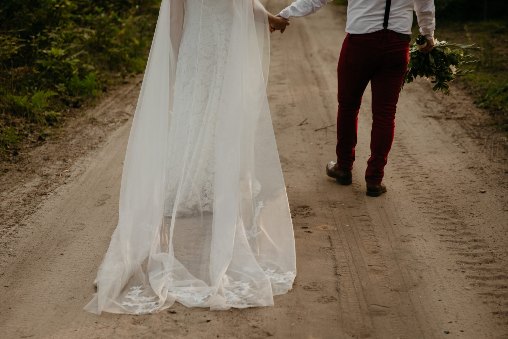 This Manistee Forest elopement in Michigan is purely magical