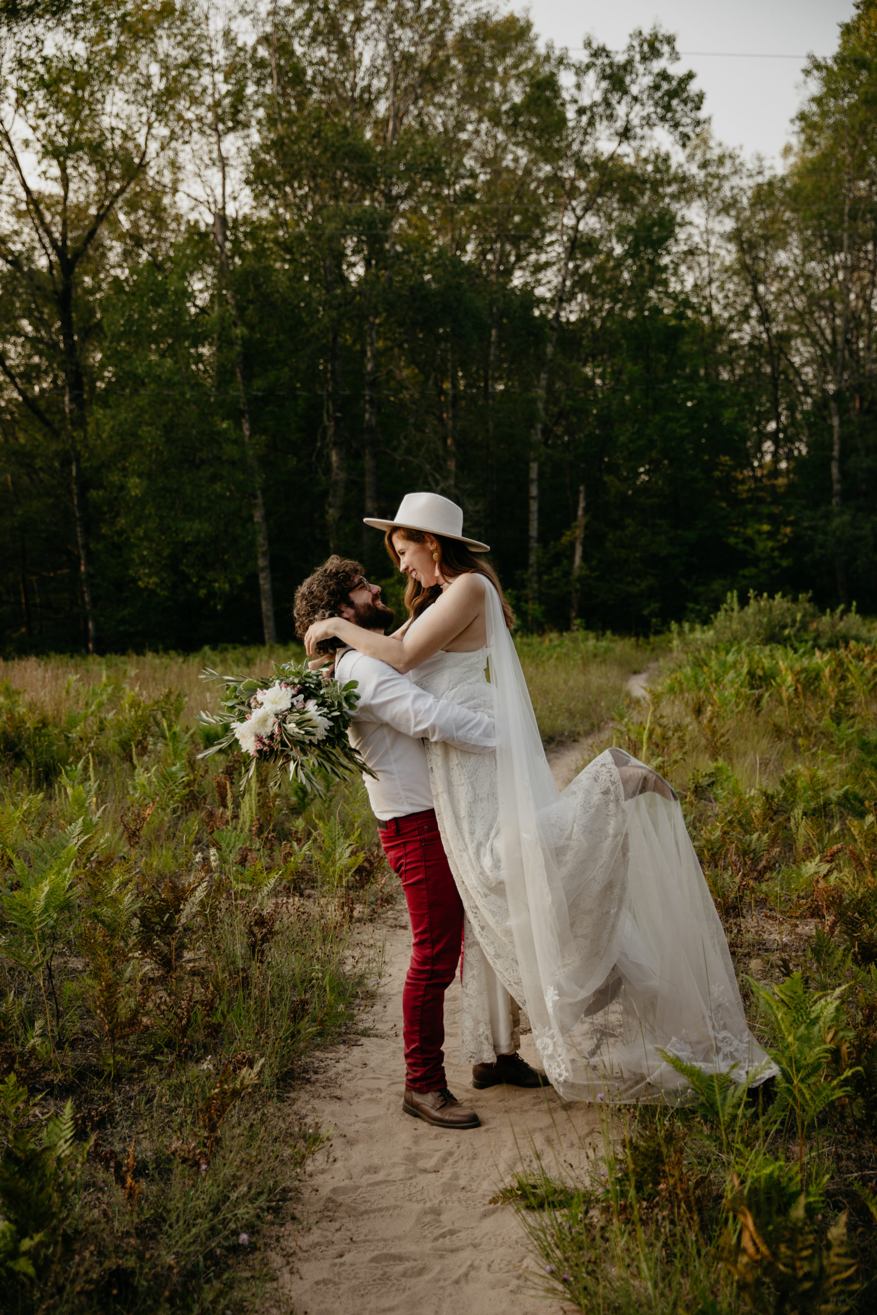 Magical Manistee Forest Elopement in Michigan // A fairytale elopement dream