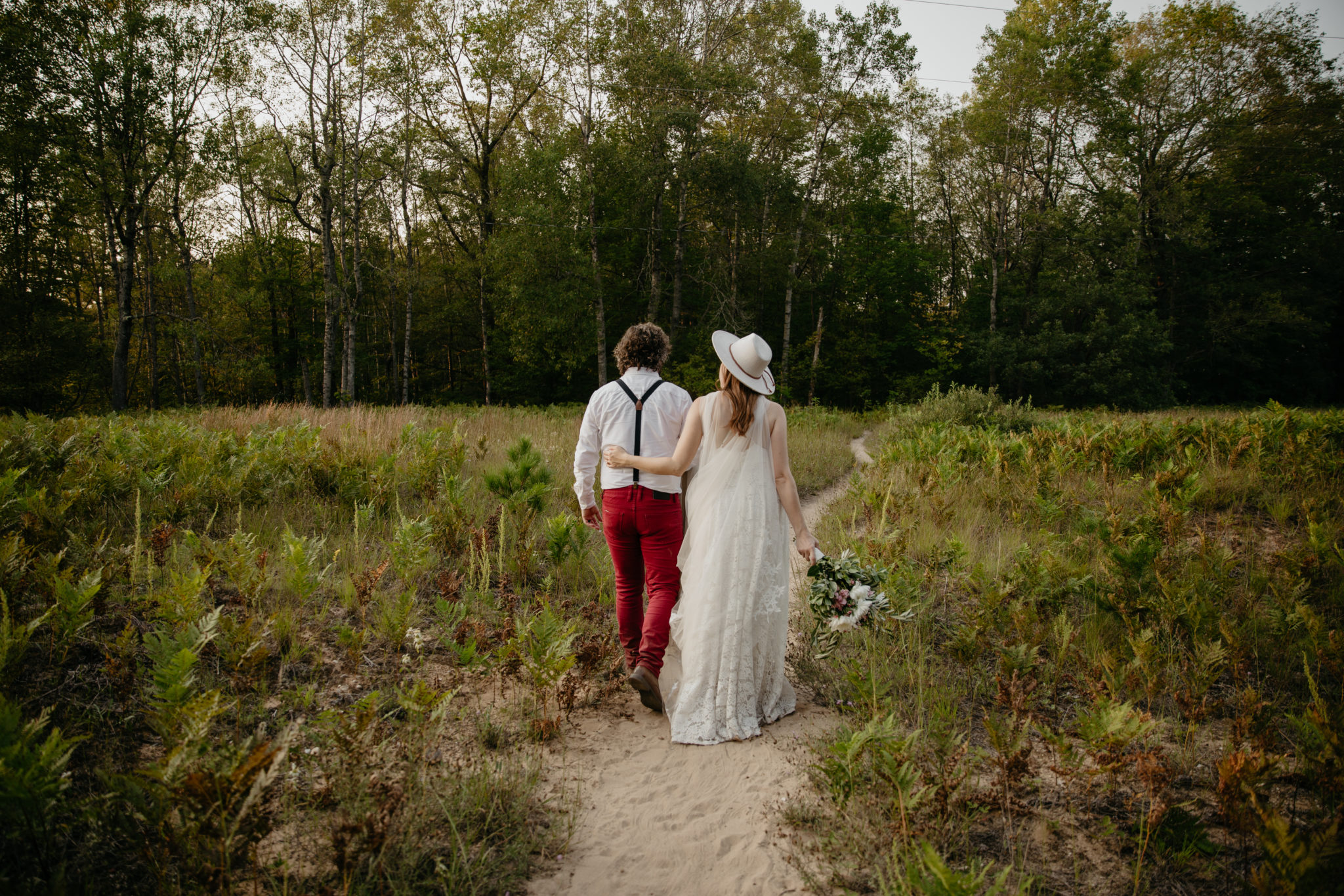 Magical Manistee Forest Elopement in Michigan // An elopement out of a fairytale