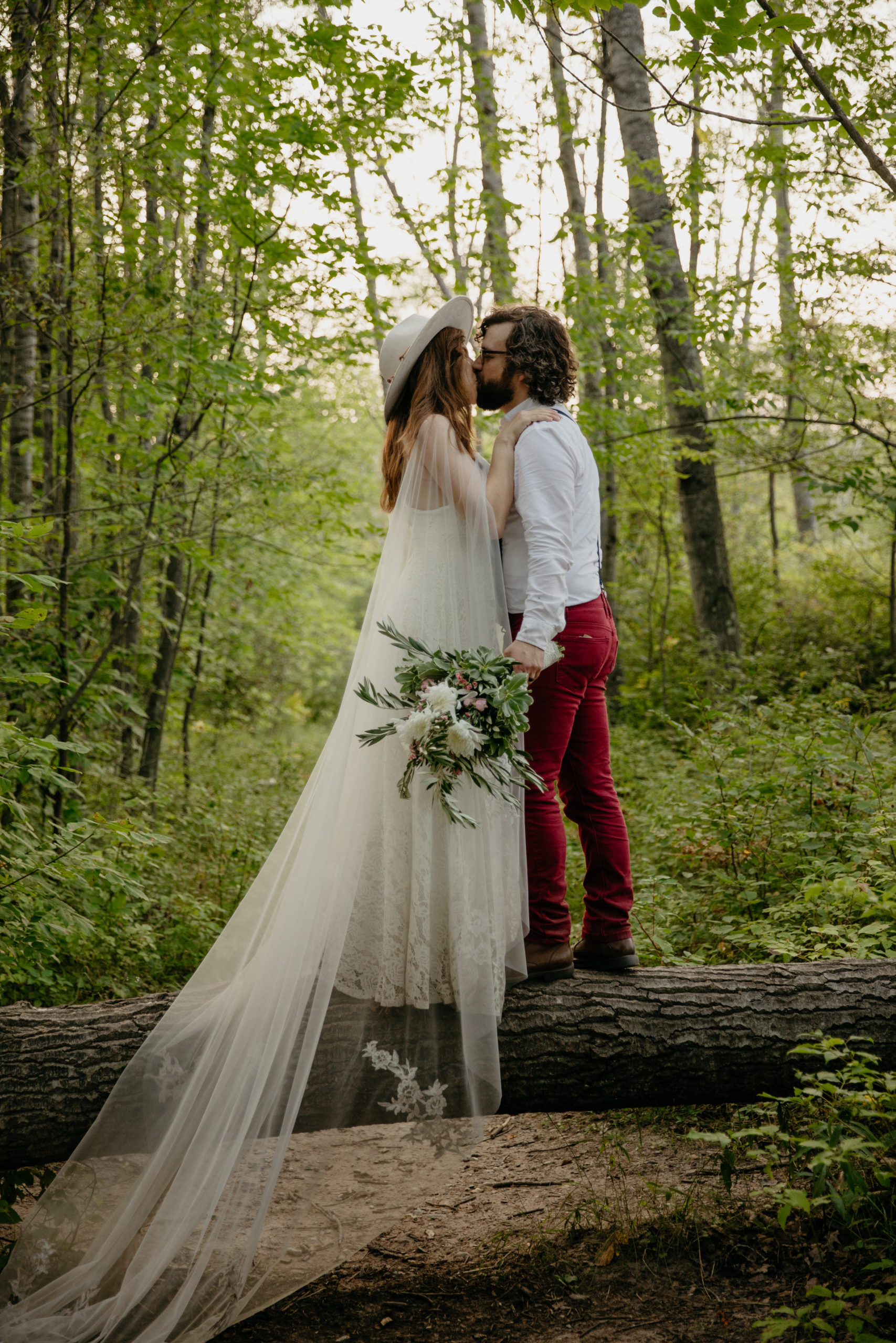 Magical Manistee Forest Elopement in Michigan // An elopement out of a fairytale