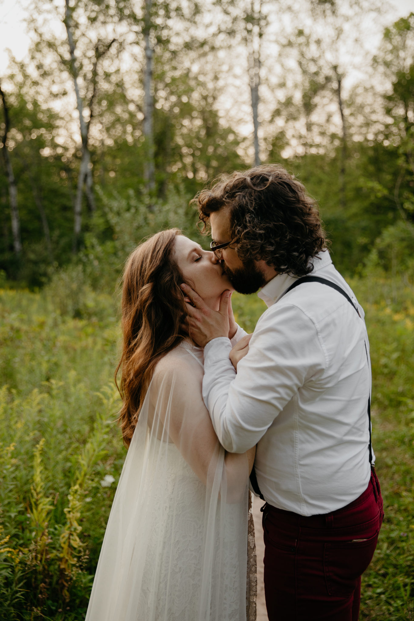 Magical Manistee Forest Elopement in Michigan // An elopement out of a fairytale