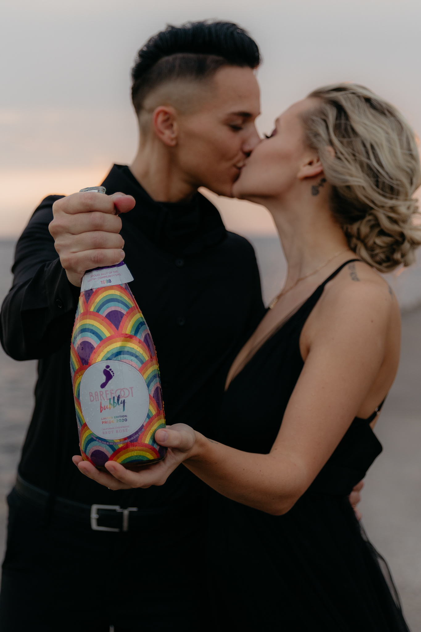 This LGBTQ elopement has the moodiest vibes