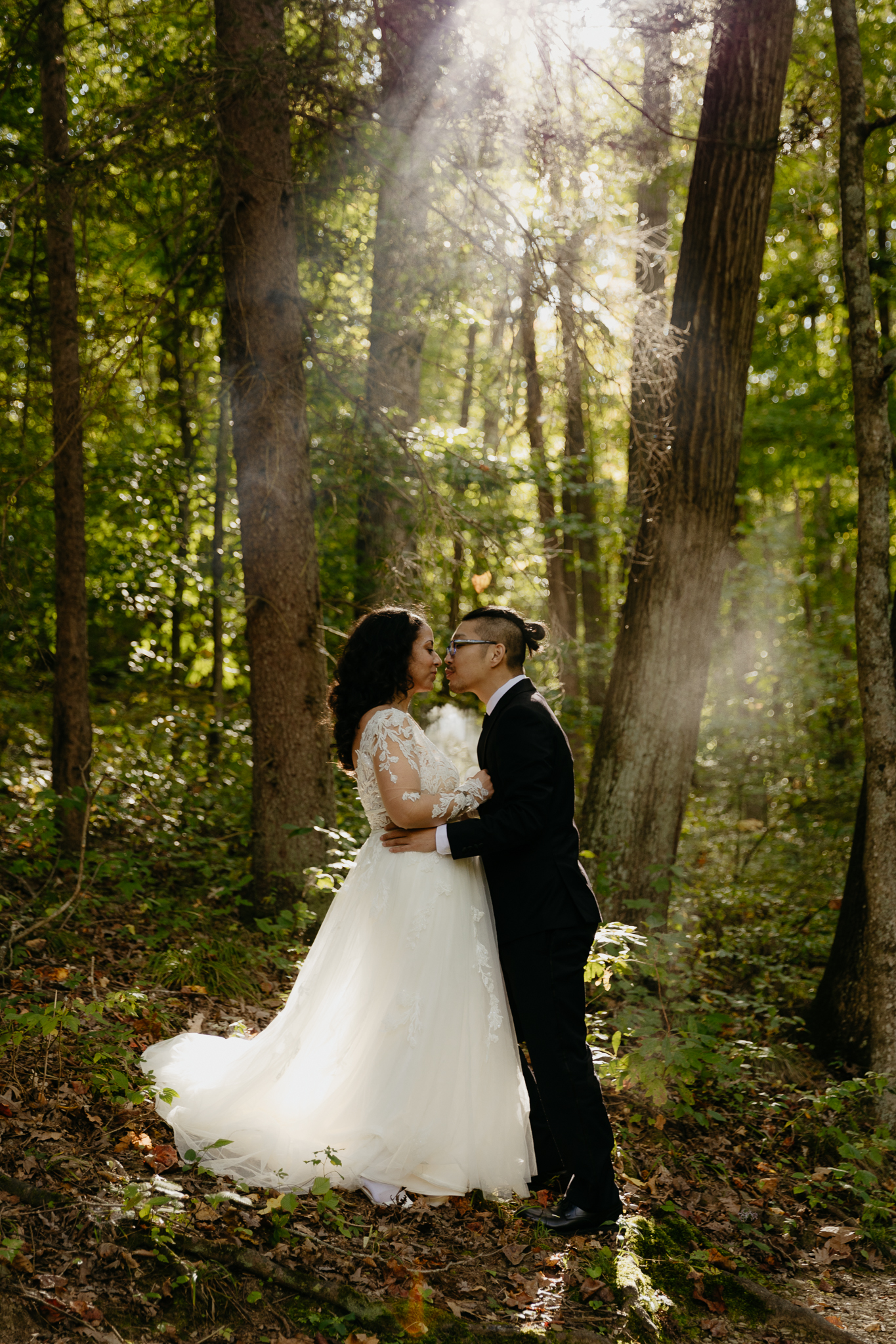 Indiana Brown County Elopement // Dreamy Forest Portraits