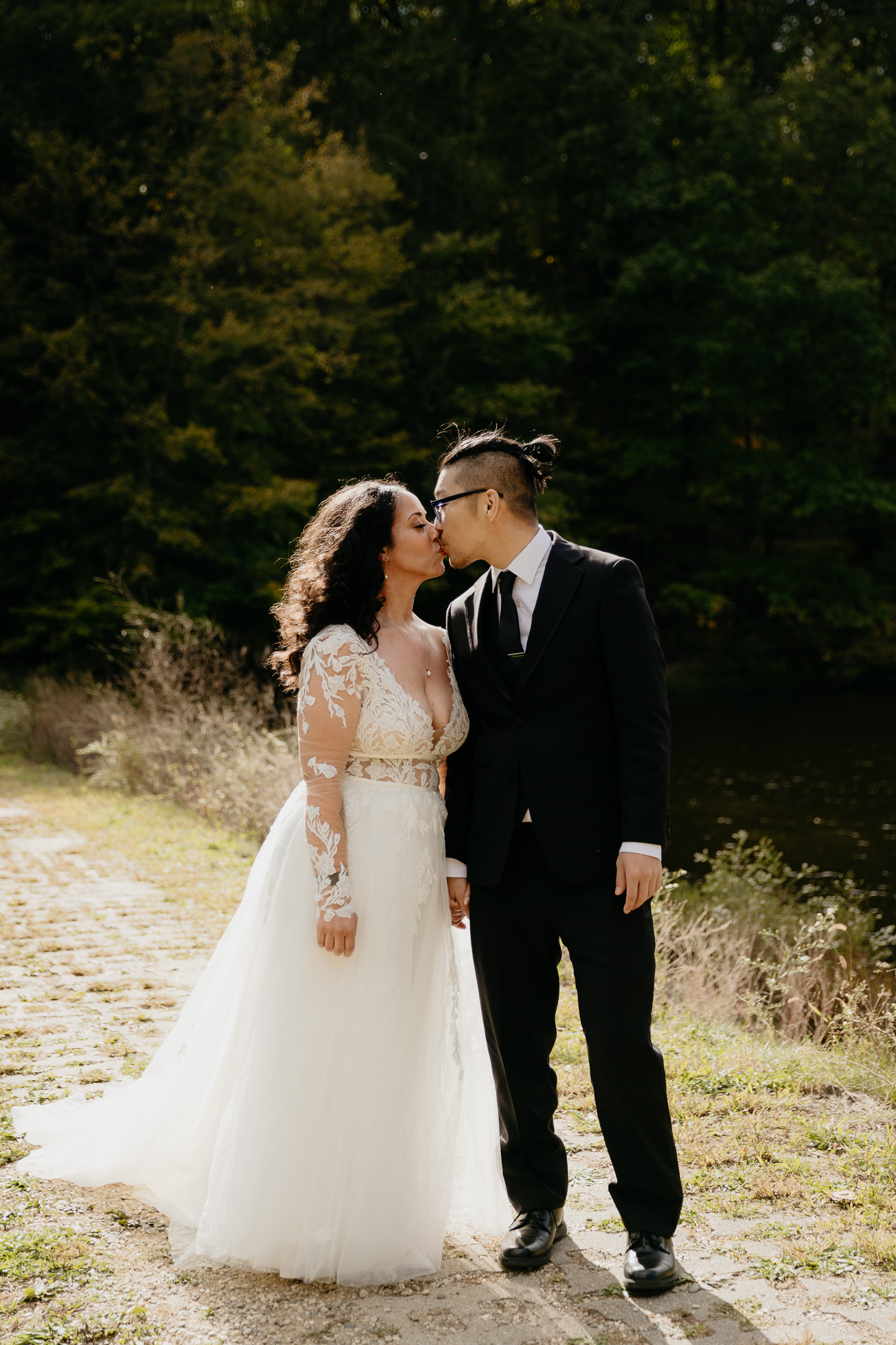 Brown County Indiana Elopement // Lakeside Forest Portraits