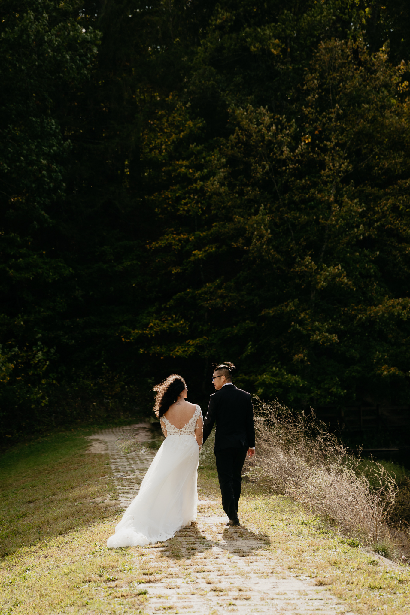Indiana Brown County Elopement // Dreamy Couple Portraits in the Forest