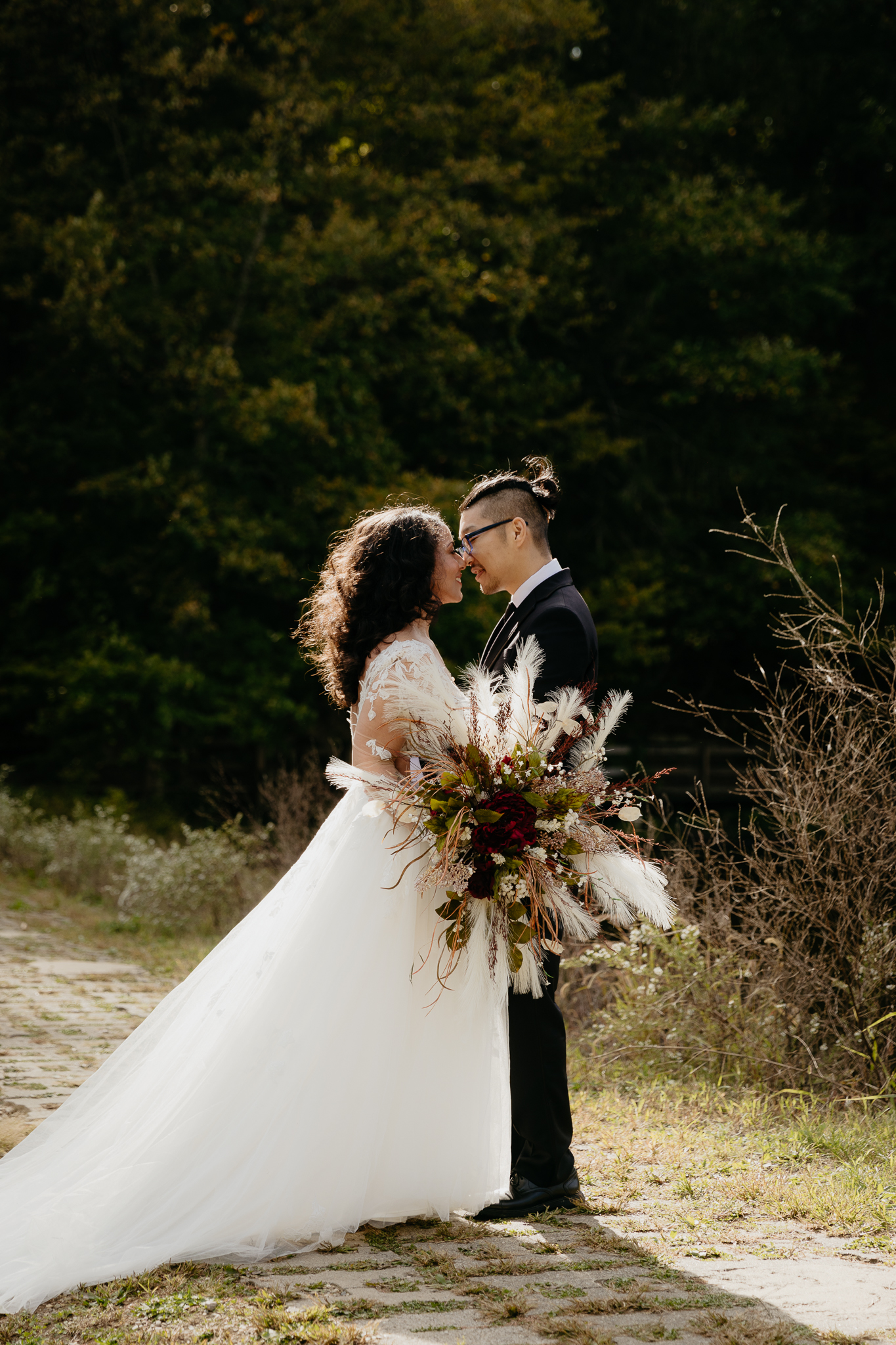 Indiana Brown County Elopement // Dreamy Couple Portraits in the Forest