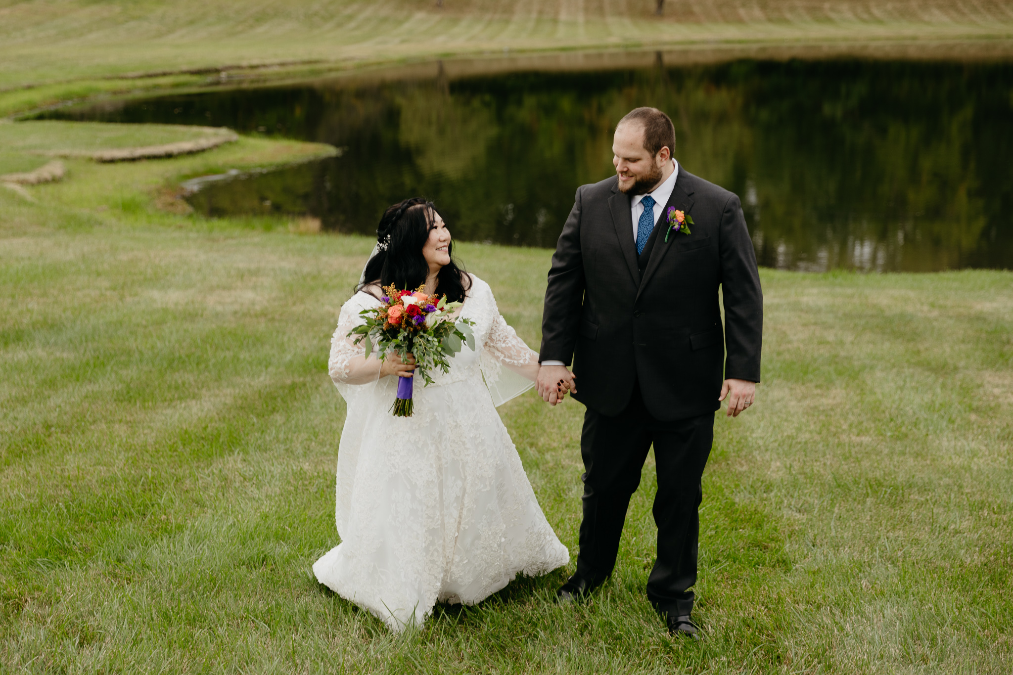 Fort Wayne Backyard Wedding in Indiana || Outdoor Couple Photos