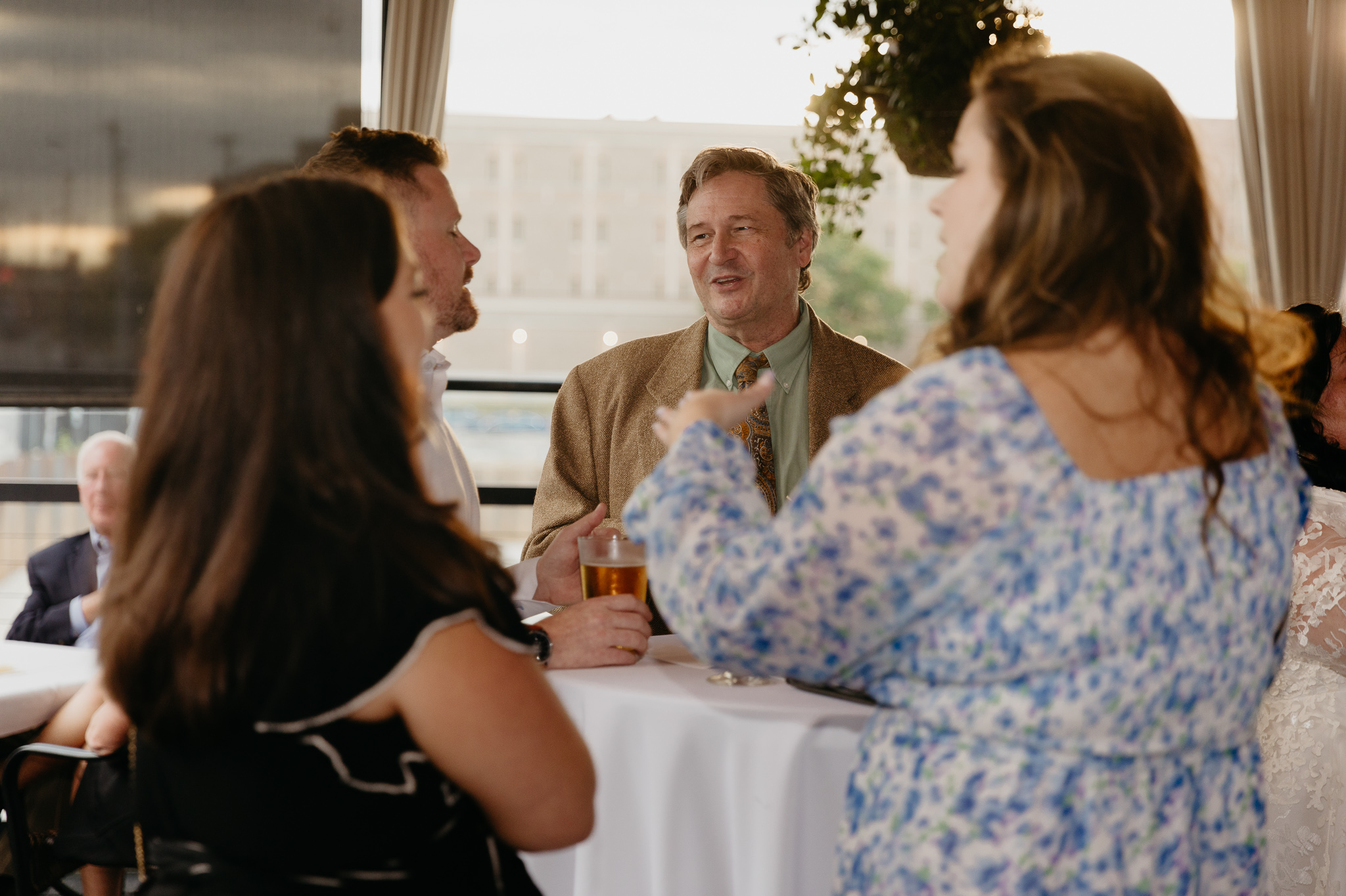 Fort Wayne Backyard Wedding & Club Soda Reception at Sunset
