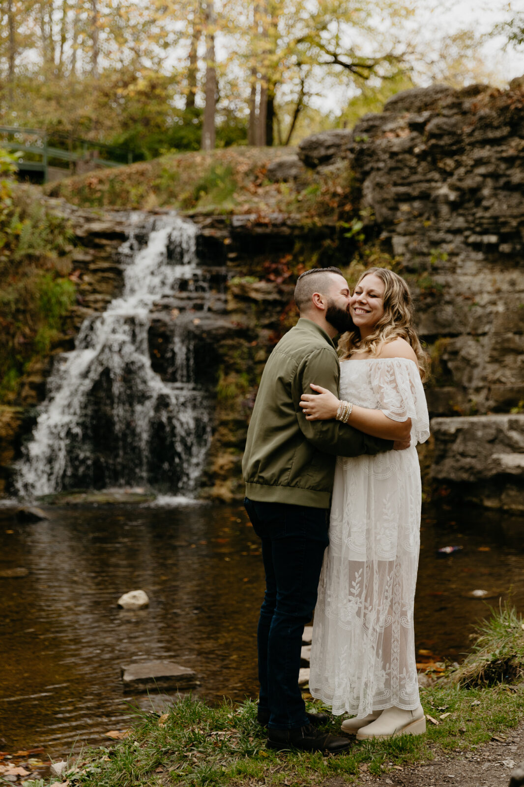 France Park Waterfall Engagement // Indiana Wedding Photographer ...