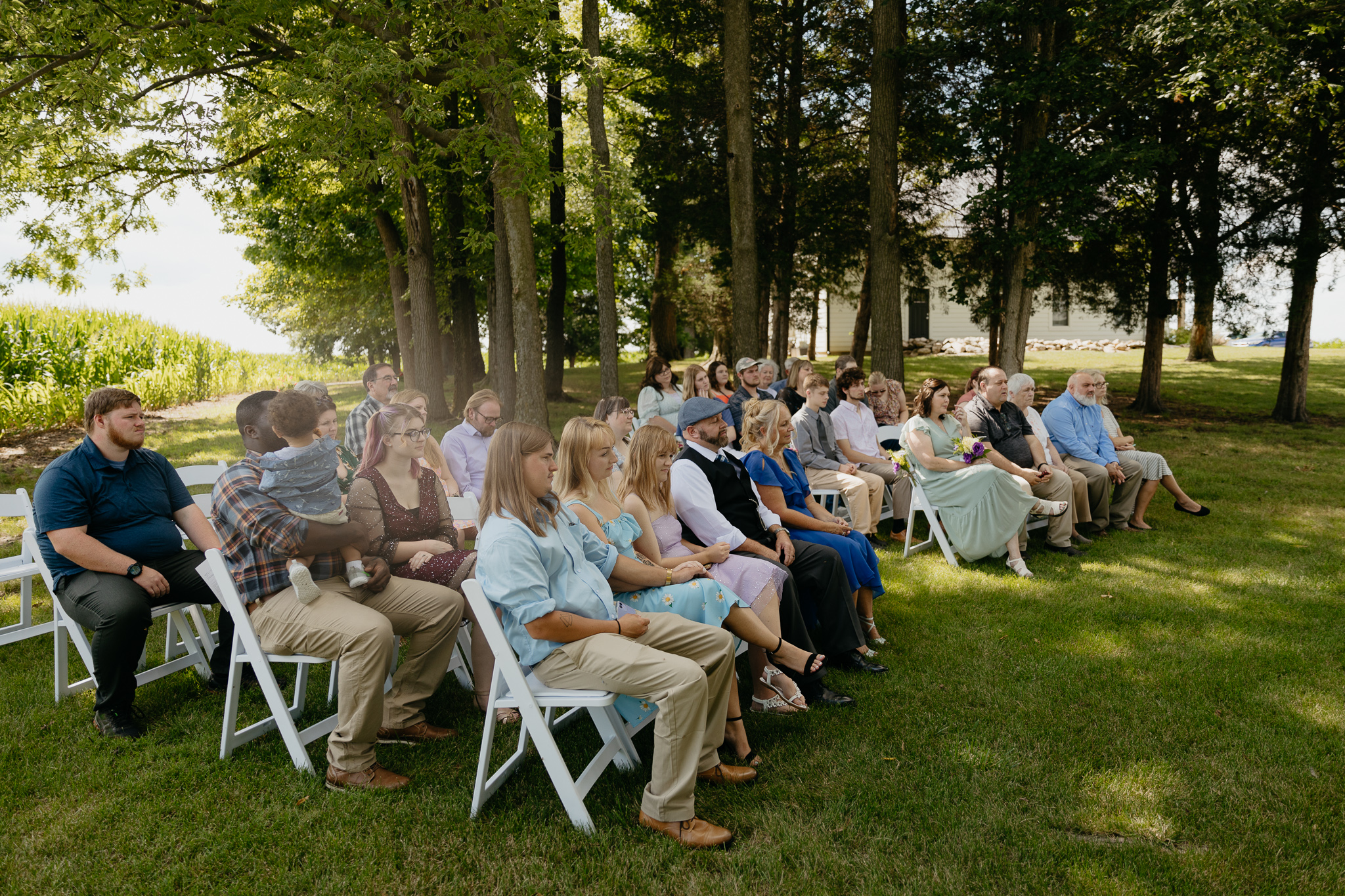 Intimate Indiana Wedding in Summer // Outdoor Ceremony