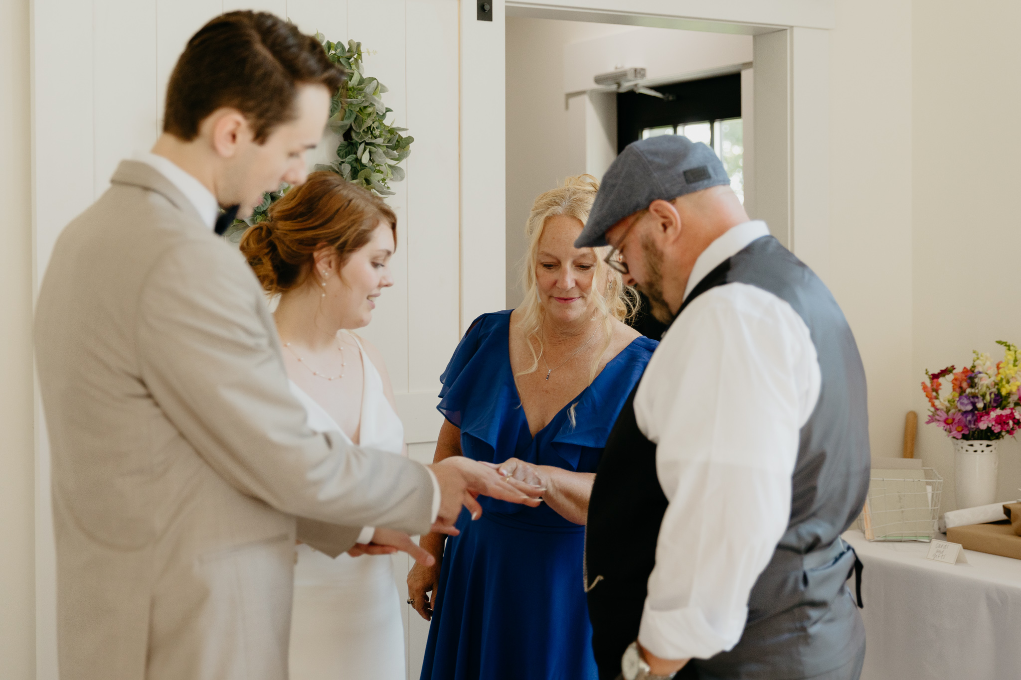 Intimate Indiana Outdoor Wedding // Summer Wedding Reception