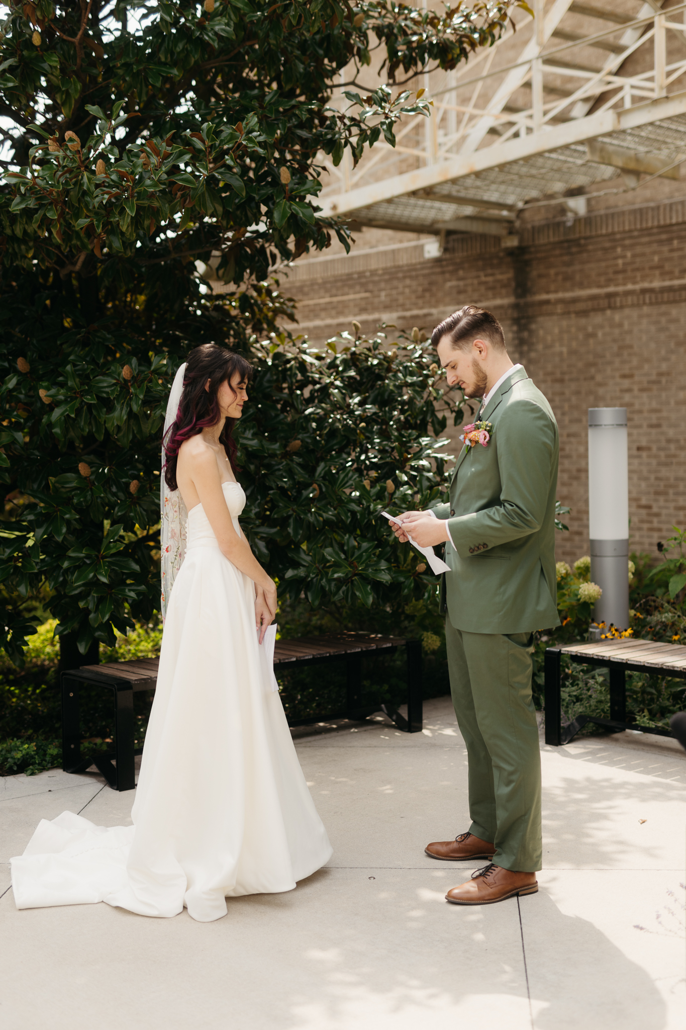 The Prettiest Fort Wayne Botanical Gardens Wedding at Foellinger-Freimann Botanical Conservatory