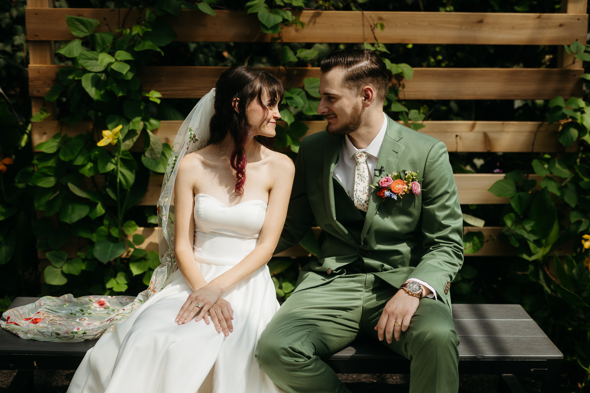 The Prettiest Fort Wayne Botanical Gardens Wedding at Foellinger-Freimann Botanical Conservatory