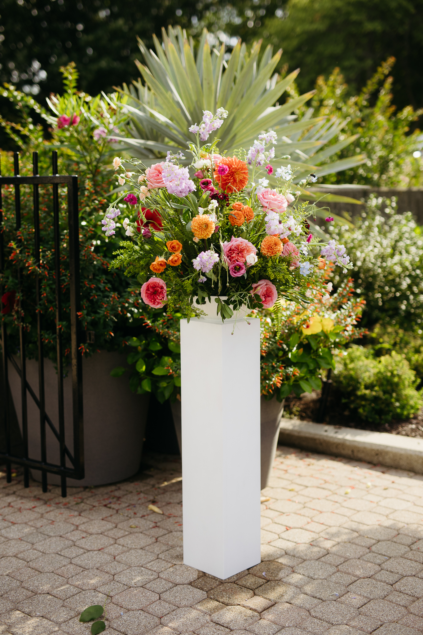 The Prettiest Fort Wayne Botanical Gardens Wedding at Foellinger-Freimann Botanical Conservatory