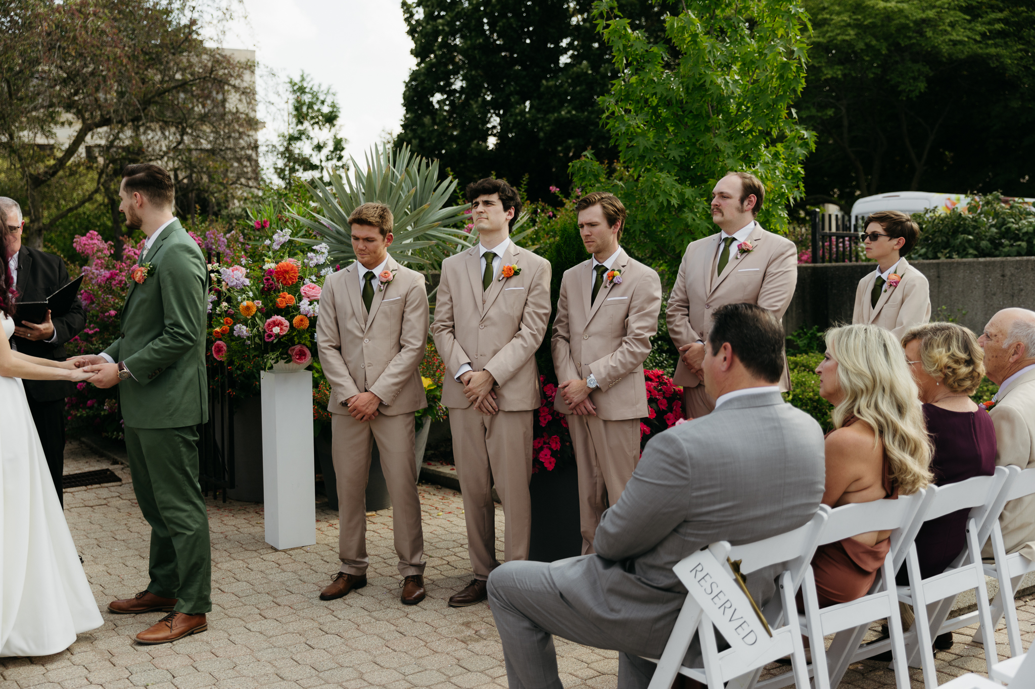 The Prettiest Fort Wayne Botanical Gardens Wedding at Foellinger-Freimann Botanical Conservatory