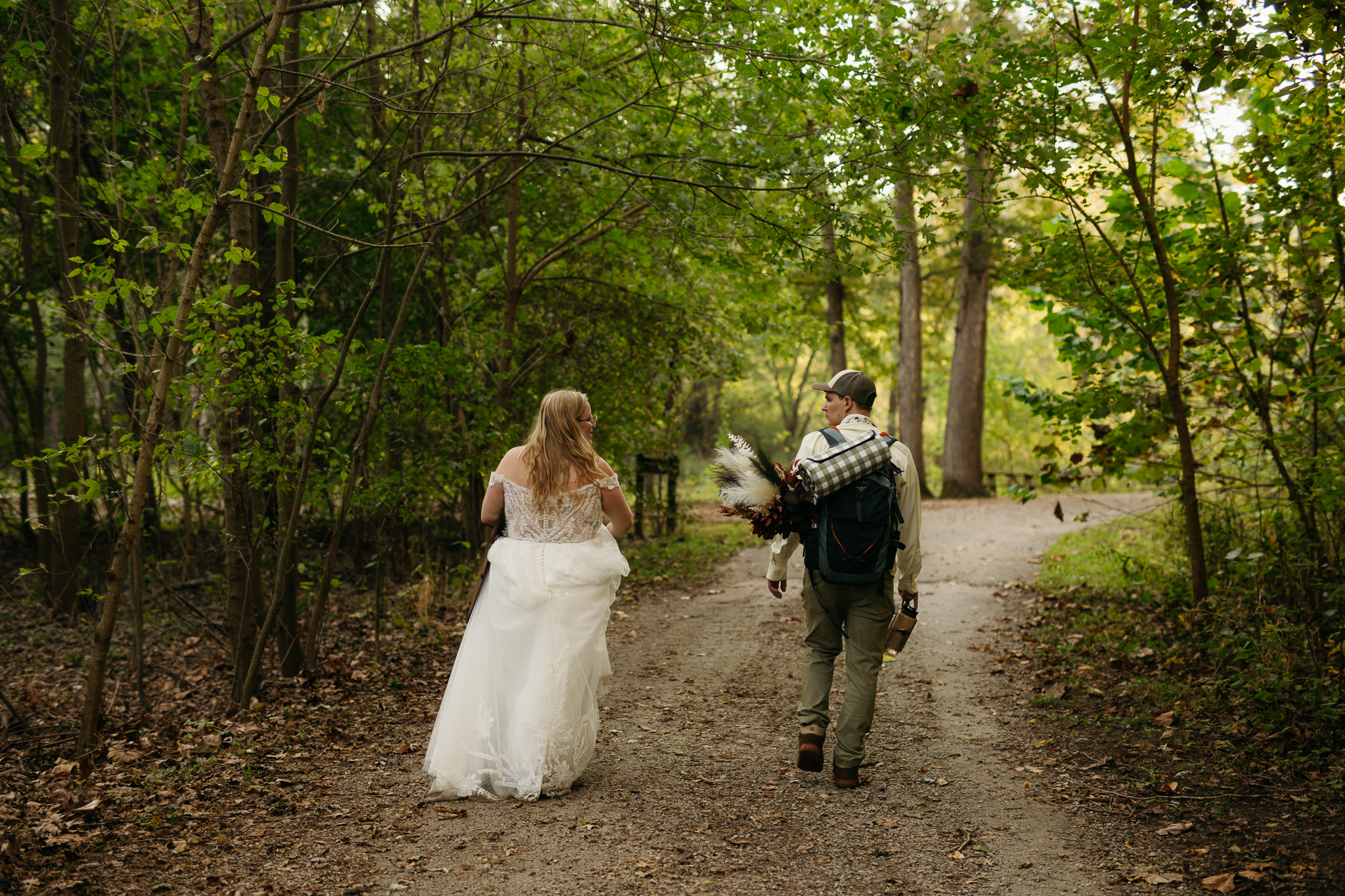 A Breathtaking Sunrise Elopement at Cataract Falls || Indiana Waterfall Elopement