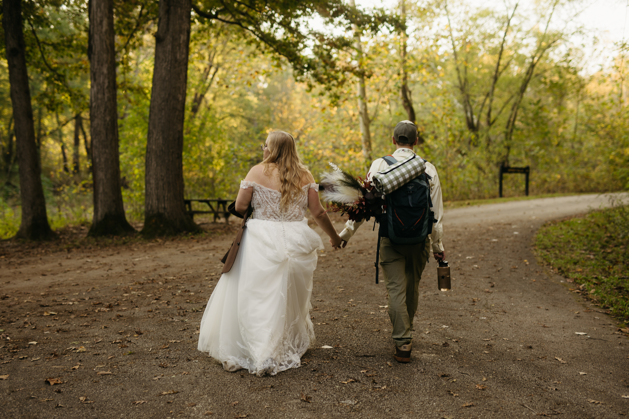 A Breathtaking Sunrise Elopement at Cataract Falls || Indiana Waterfall Elopement