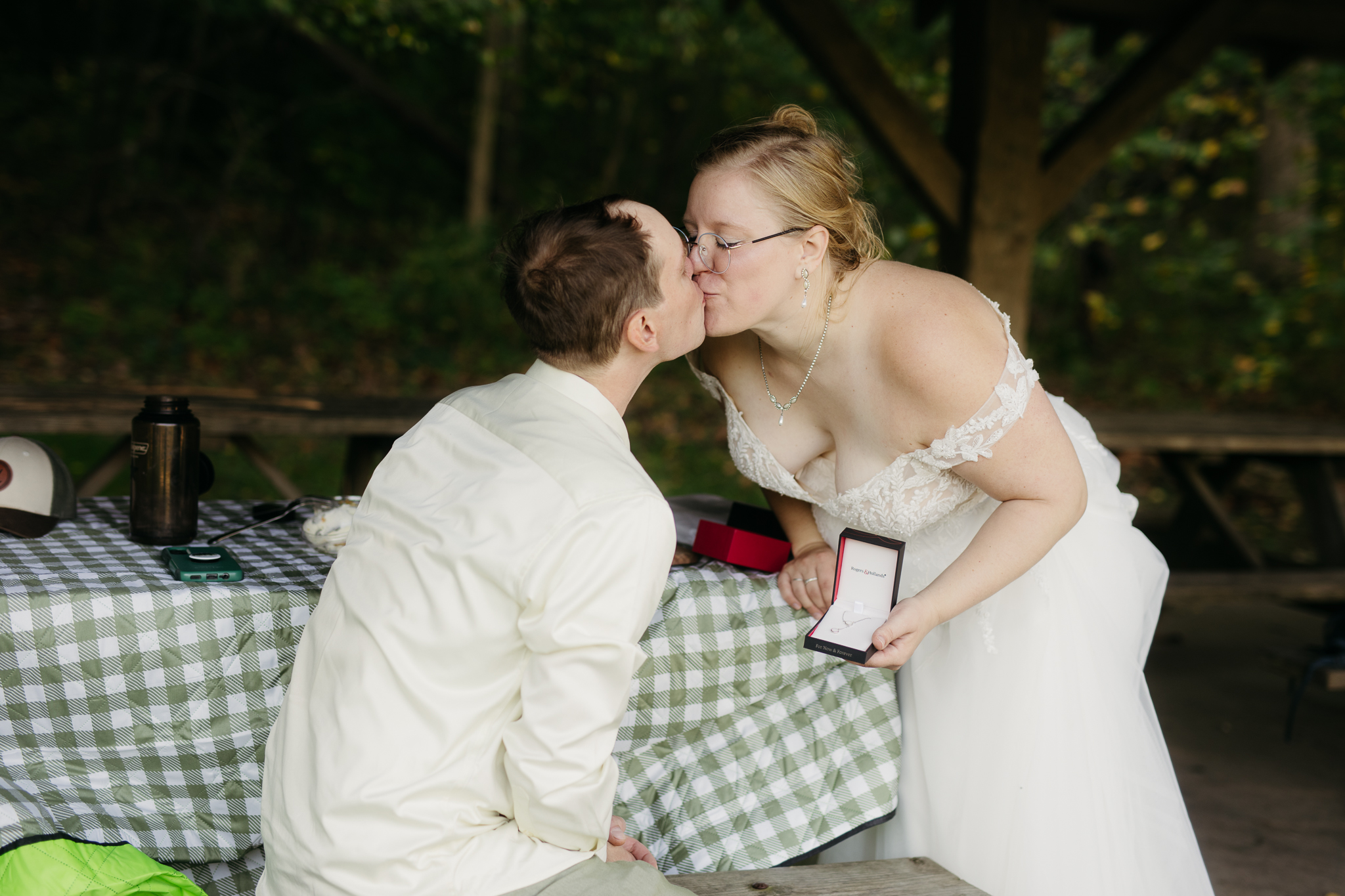 A Stunning Sunrise Waterfall Elopement at Cataract Falls, Indiana