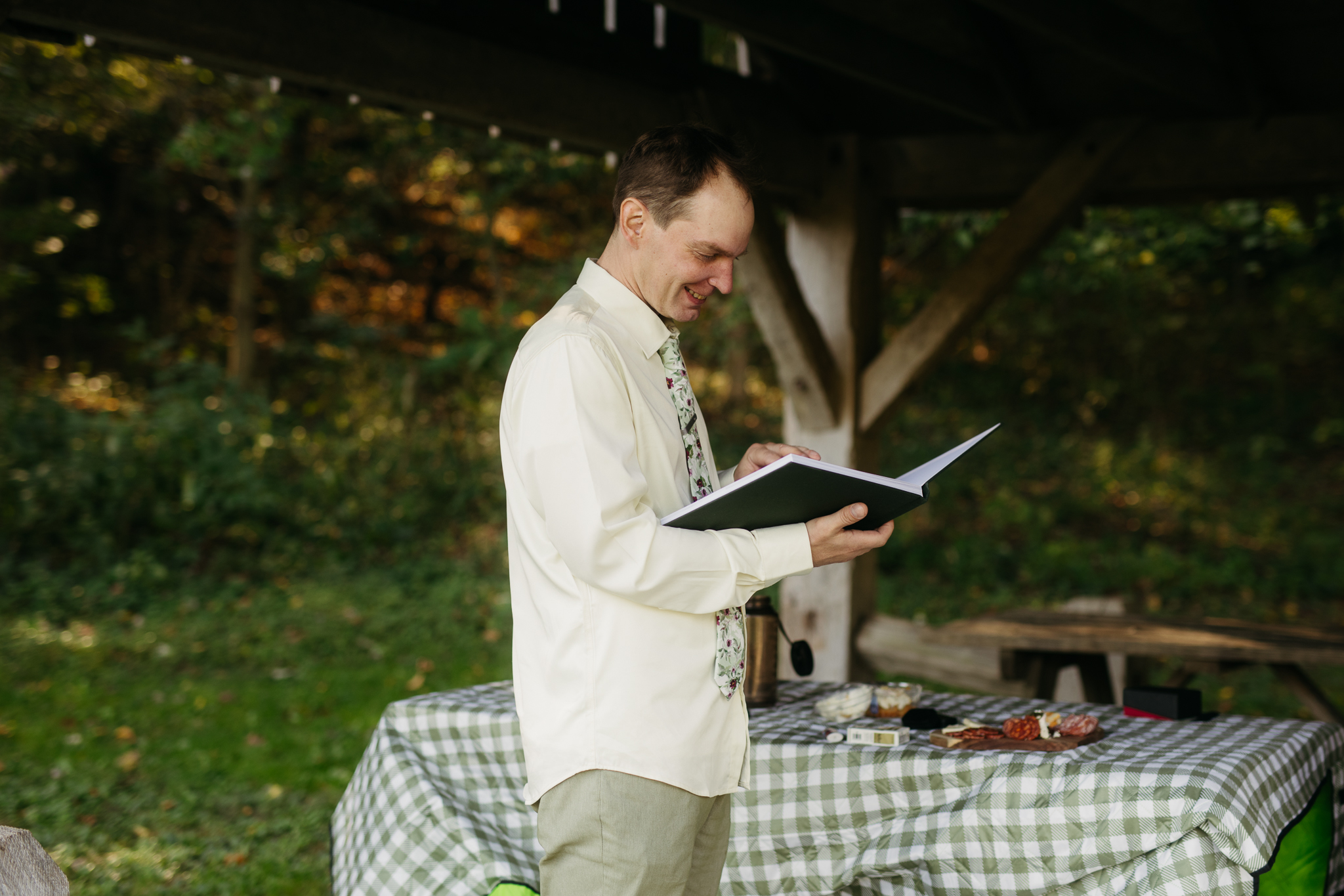 A Stunning Sunrise Waterfall Elopement at Cataract Falls, Indiana