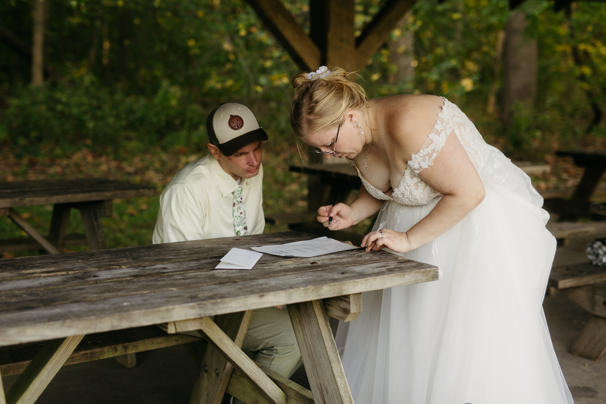 A Stunning Sunrise Waterfall Elopement at Cataract Falls, Indiana