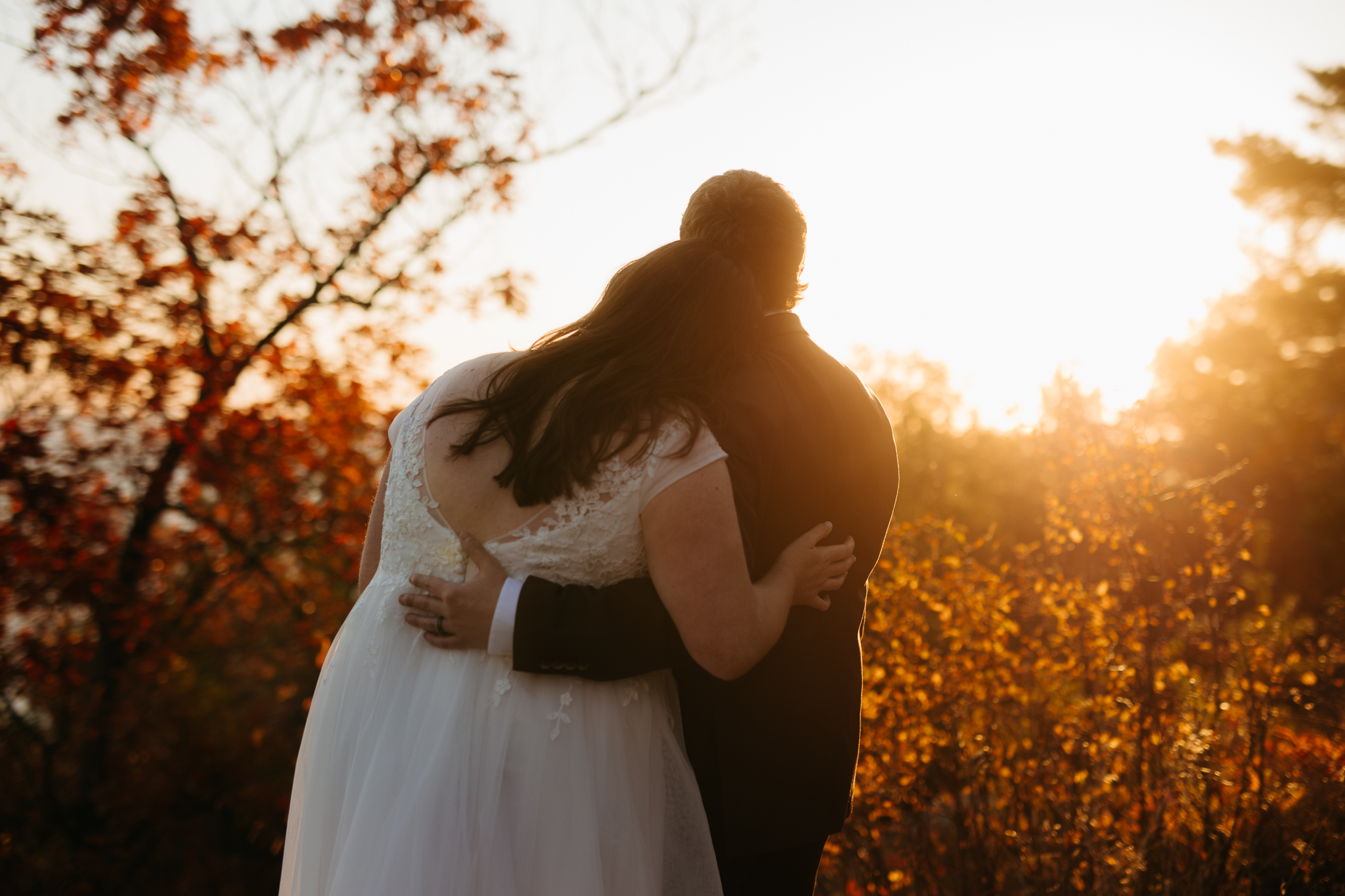 Fall Sunrise Elopement at Sugarloaf Mountain, Marquette, MI || Upper Peninsula Elopements