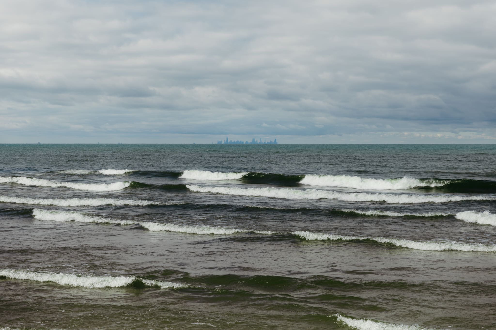 Reception details at an outdoor wedding at Indiana Dunes National Park
