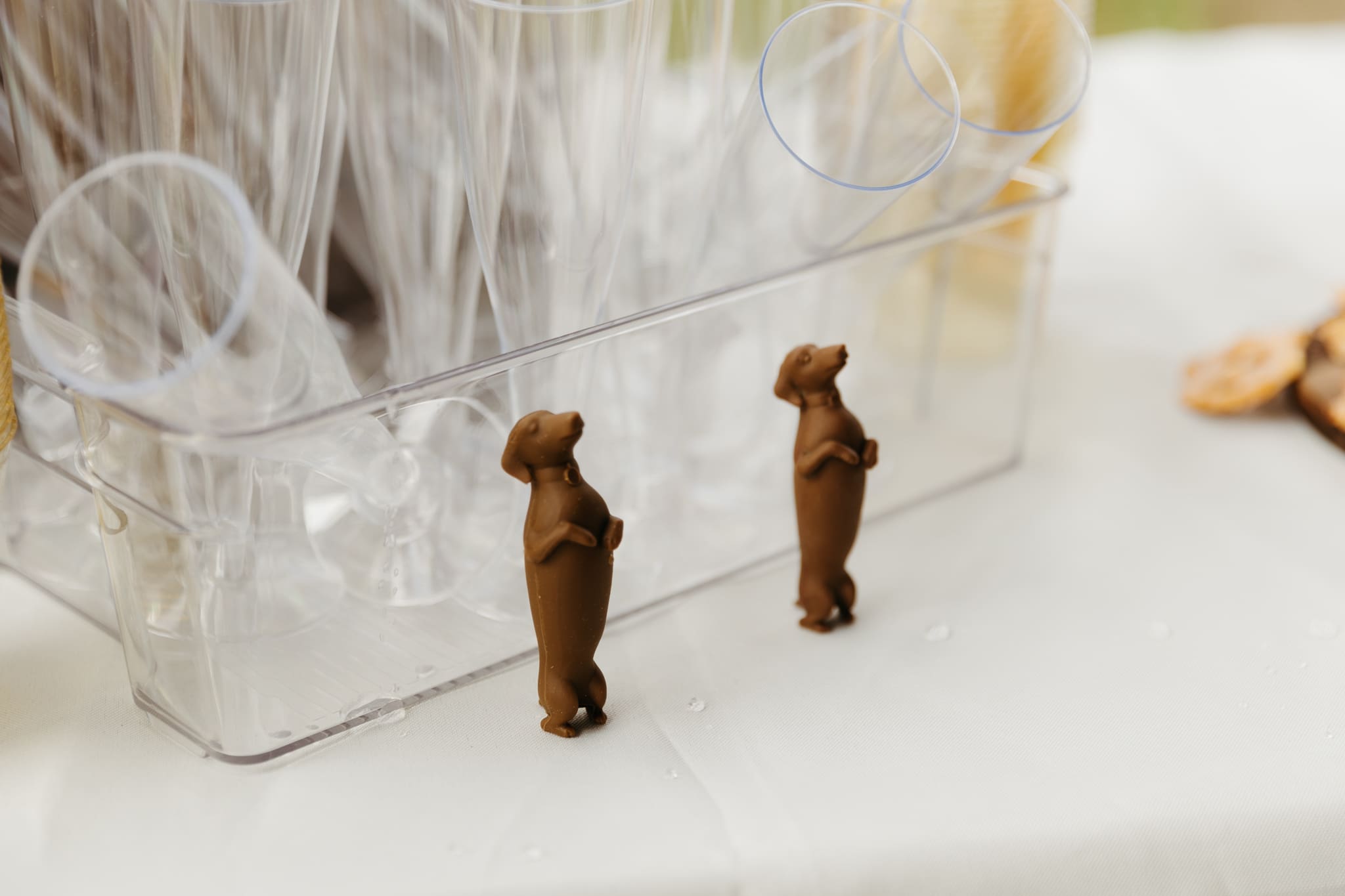 A wedding reception and details at the Pavilion at Indiana Dunes National Park